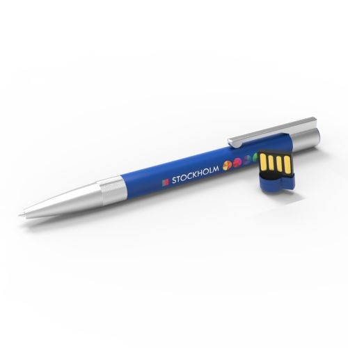USB Pen Stockholm Blue Black ink 8 GB...