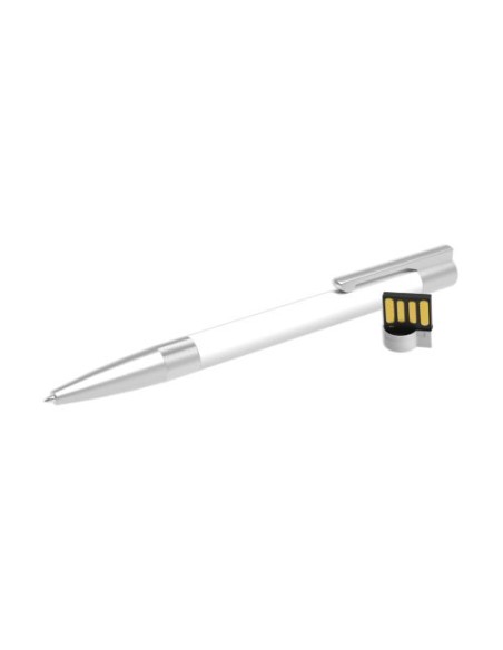 USB Pen Stockholm White Blue ink 2 GB Premium