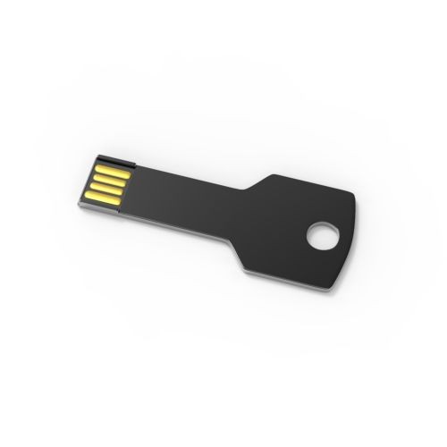 USB Stick Alu Key Black 2 GB Premium