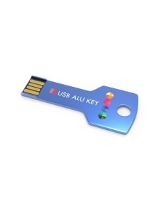 USB Stick Alu Key Blue 16 GB Premium