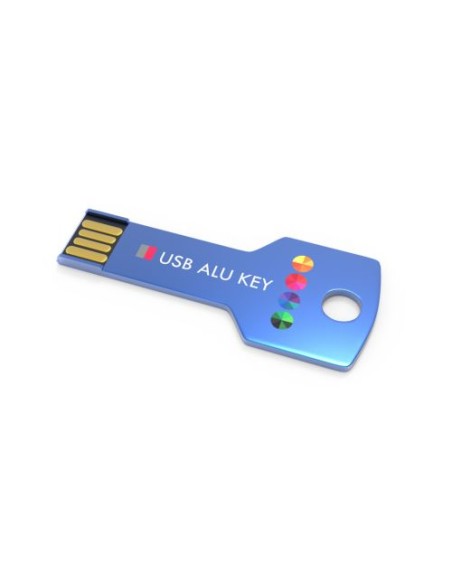 USB Stick Alu Key Blue 16 GB Premium