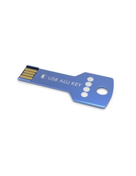 USB Stick Alu Key Blue 16 GB Premium