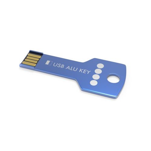 USB Stick Alu Key Blue 16 GB Premium