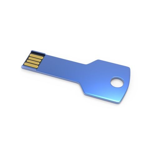 USB Stick Alu Key Blue 16 GB Premium