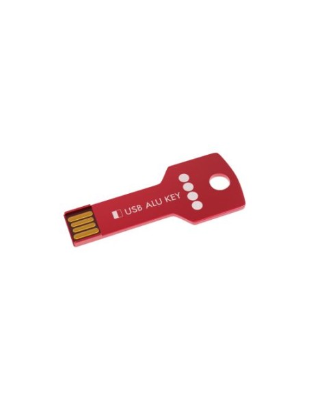 USB Stick Alu Key Red 2 GB Basic