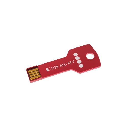 USB Stick Alu Key Red 2 GB Basic