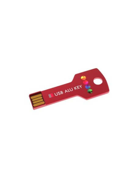USB Stick Alu Key Red 4 GB Premium