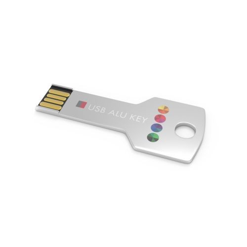 USB Stick Alu Key Silver 8 GB Basic