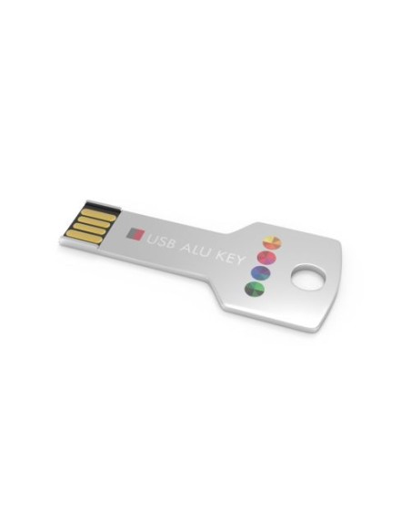 USB Stick Alu Key Silver 4 GB Premium