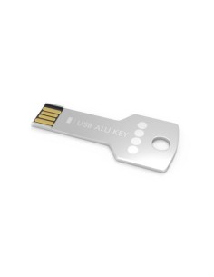 USB Stick Alu Key Silver 4 GB Premium 2