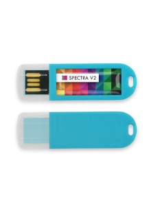 USB Stick Spectra V2 Light Blue 2 GB Premium 2