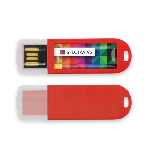 USB Stick Spectra V2 Red 2 GB Basic