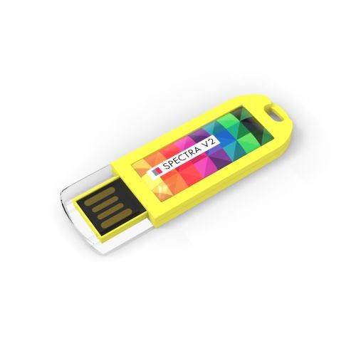 USB Stick Spectra V2 Yellow 2 GB Premium