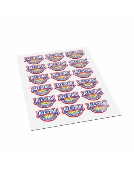 Doming Stickers on A4 sheet