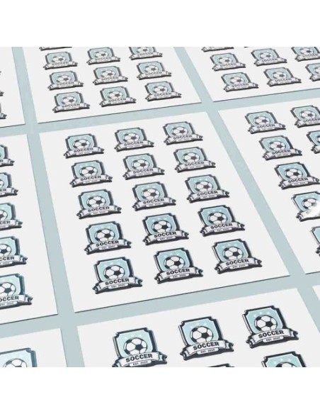 Doming Stickers on A4 sheet