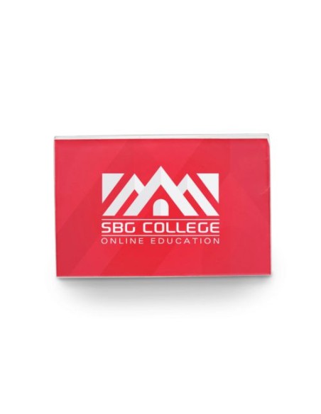 Transparent Badge 85 x 55 mm with Needle