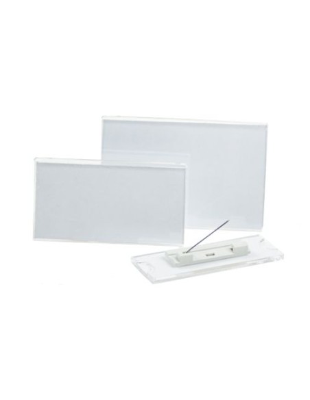 Transparent Badge 85 x 55 mm with Needle