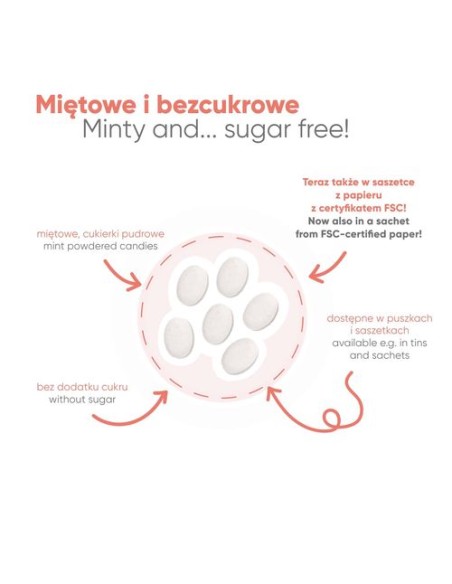 Dulces publicitarios MINT BAG