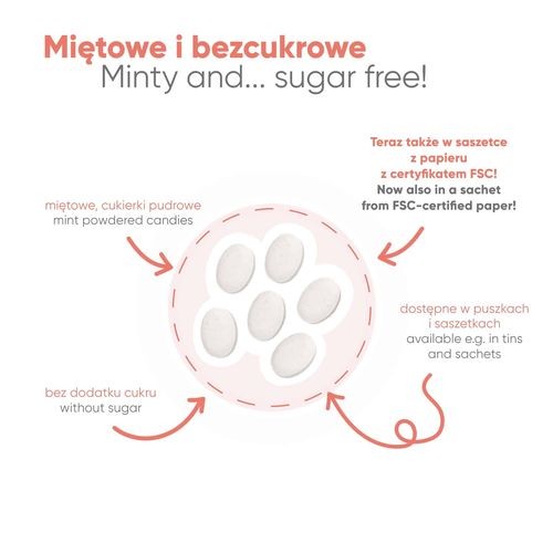 Dulces publicitarios MINT BAG