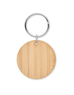 ROUNDBOO Llavero redondo de bambú 2