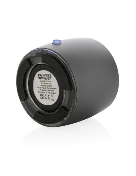 Altavoz de graves de 3W de aluminio reciclado Swiss Peak RCS