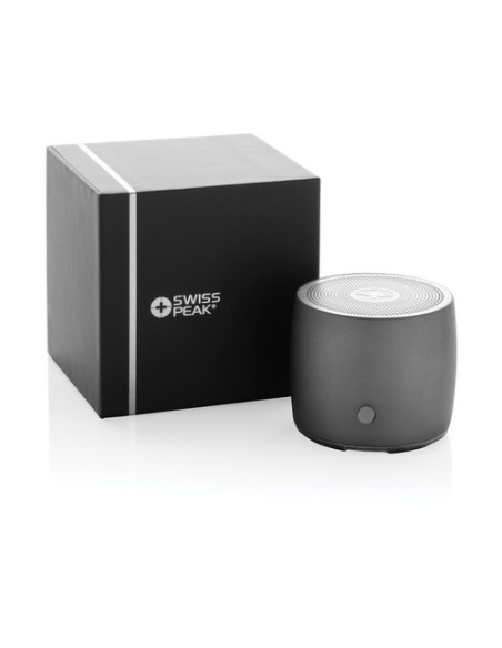 Altavoz de graves de 3W de aluminio reciclado Swiss Peak RCS