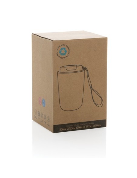 Vaso al vacío Cuppa RCS resteel con cordón