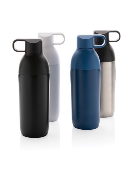 Botella al vacío de acero inoxidable reciclado Flow RCS