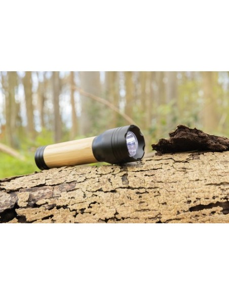 Linterna Lucid 3W RCS reciclado y bambú certificado RCS