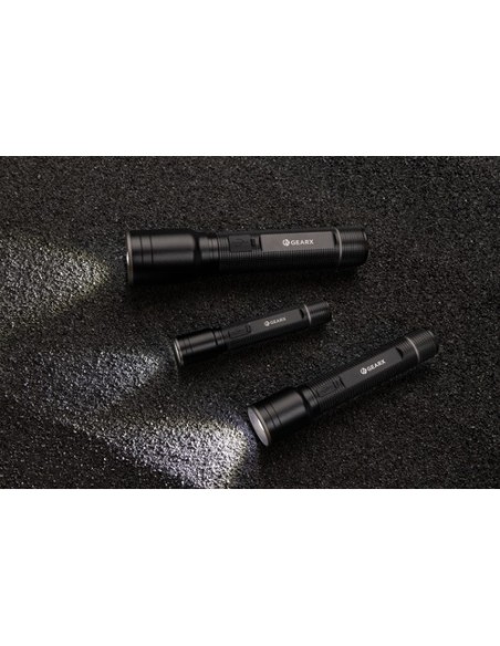 Linterna grande recargable USB Gear X RCS aluminio reciclado