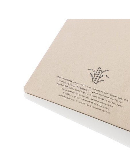 Libreta A5 Stylo de papel de caña de azúcar