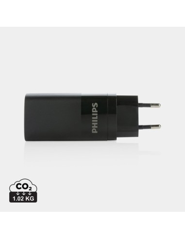 Cargador de pared USB de 3 puertos Philips de...