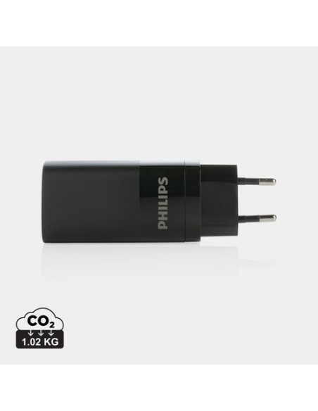 Cargador de pared USB de 3 puertos Philips de 65 W ultra ráp