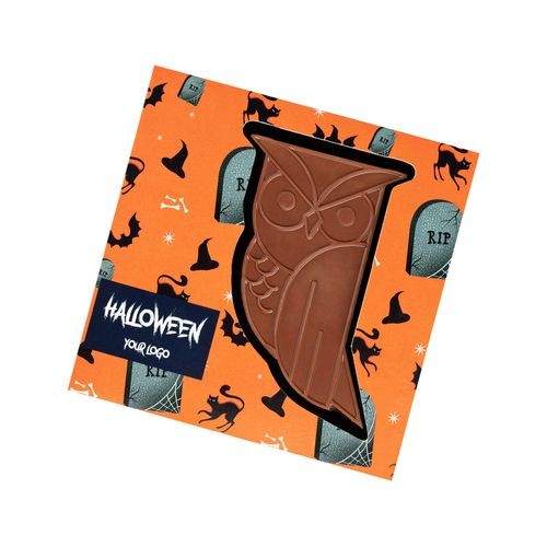 BÚHO DE CHOCOLATE HECHO A MEDIDA