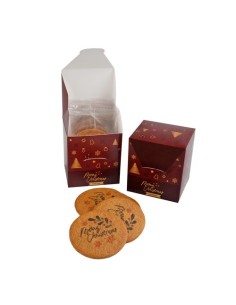 GALLETAS PROMOCIONALES LOGO COOKIE BOX 6 piezas