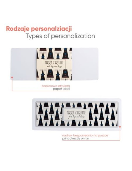 CAJA DE MEDALLAS DE chocolate EN LATA PREMIUM