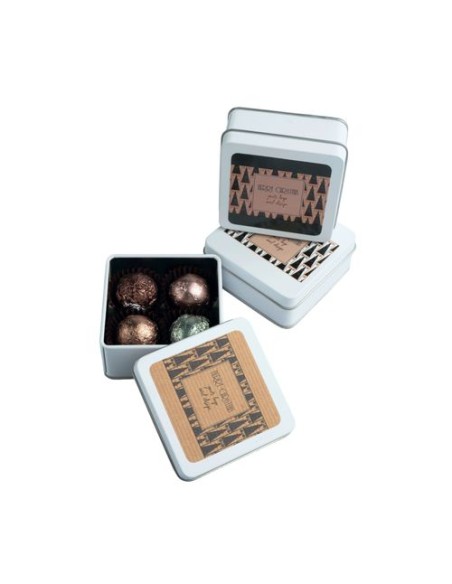 PRALINES SWEET SPHERE TIN 4 piezas