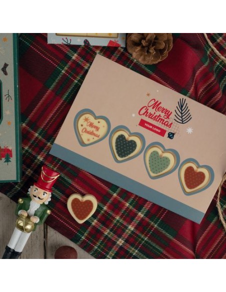 SURTIDOS DE CHOCOLATE PARA ENVIAR CON IMPRESIÓN DE CORAZÓN