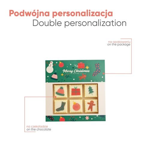 PRALINES con impresión CHOCOSTAMP 6...