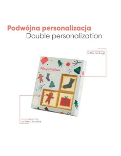 PRALINE con impresión CHOCOSTAMP 3 piezas 2