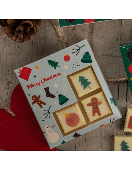 PRALINE con impresión CHOCOSTAMP 3 piezas