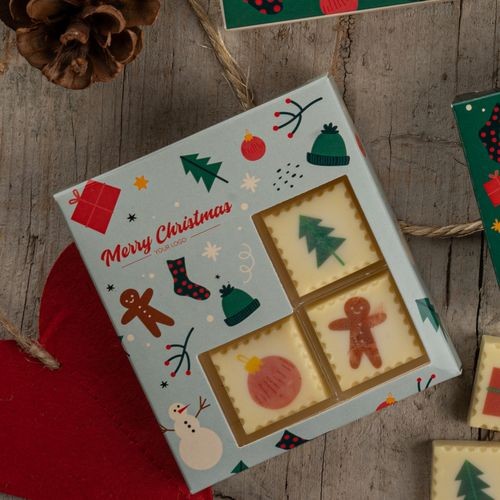 PRALINE con impresión CHOCOSTAMP 3...