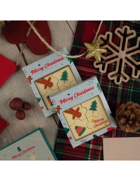 SURTIDOS DE CHOCOLATE CON IMPRESION PUZZLE 4 PIEZAS