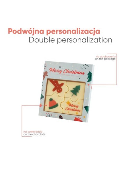 SURTIDOS DE CHOCOLATE CON IMPRESION PUZZLE 4 PIEZAS