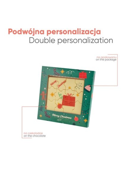 SURTIDOS DE chocolate con impresión PUZZLE 12 piezas