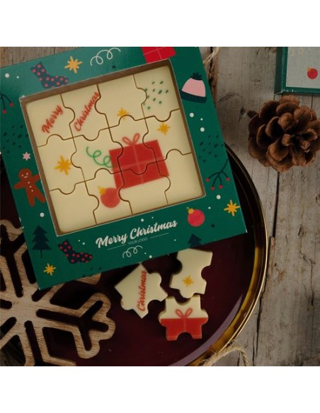 SURTIDOS DE chocolate con impresión PUZZLE 12 piezas