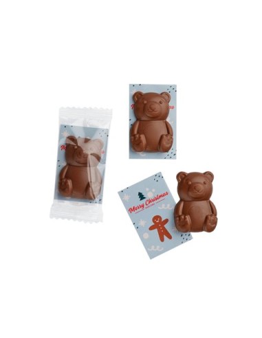 TARJETA PUBLICITARIA caramelos  OSOS EN chocolate