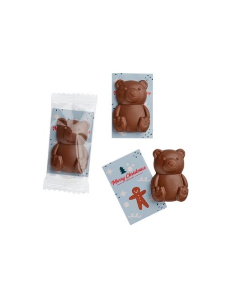 TARJETA PUBLICITARIA caramelos  OSOS EN chocolate