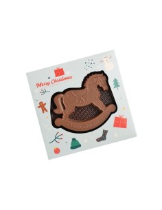 CABALLO MECEDOR FORMA DE  chocolate