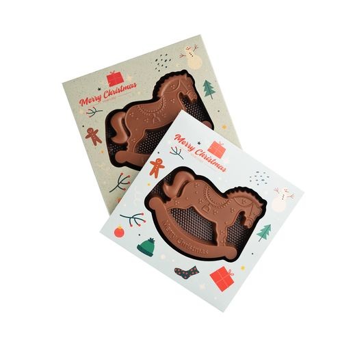 CABALLO MECEDOR FORMA DE  chocolate